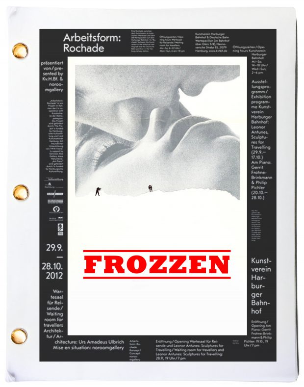 Frozzen screenplay key art book cover